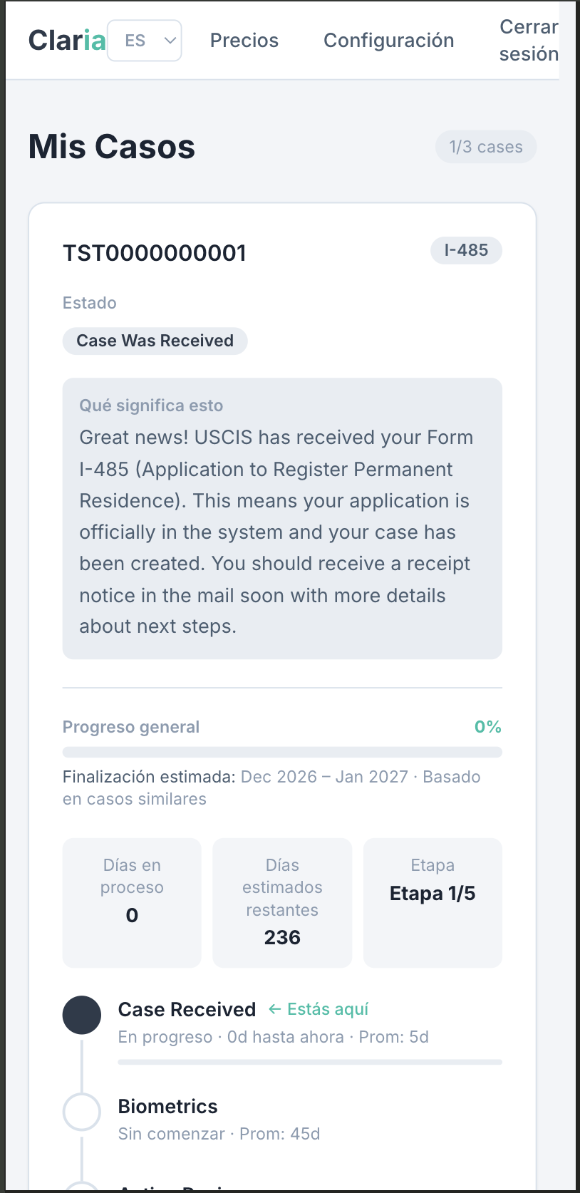 Claria gallery image