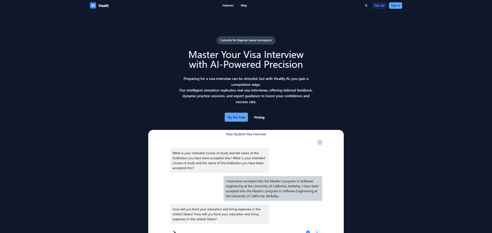 Doorgeven - AI Powered Mock Visa Interview Simulator media 1