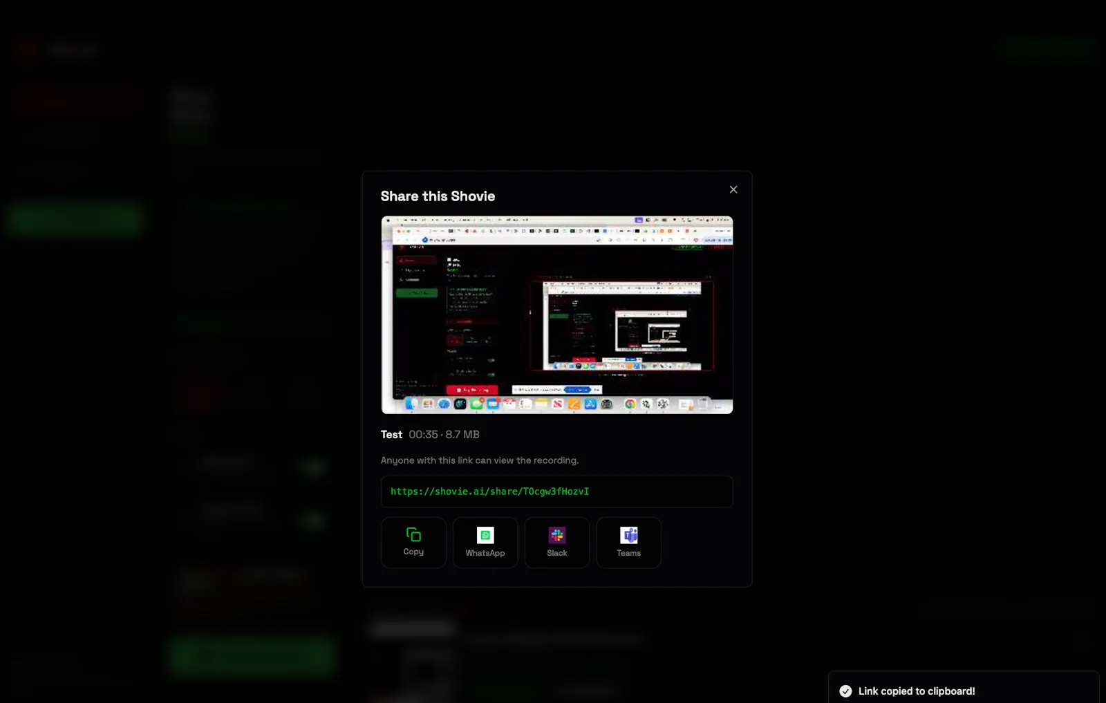 Shovie screenshot 5