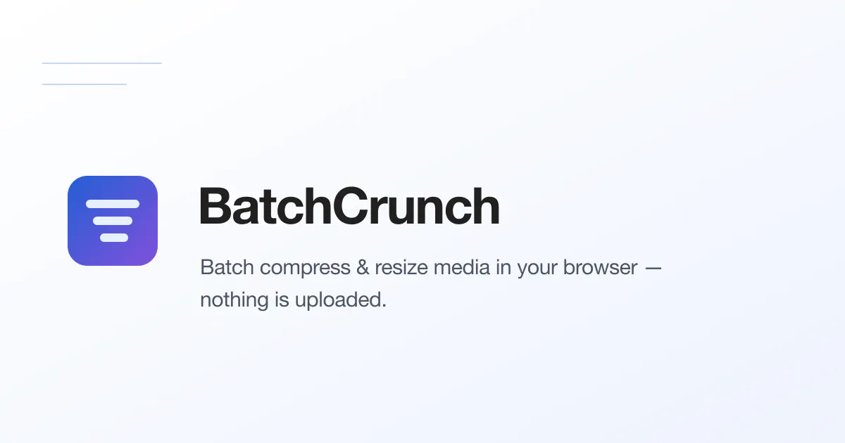 BatchCrunch gallery image