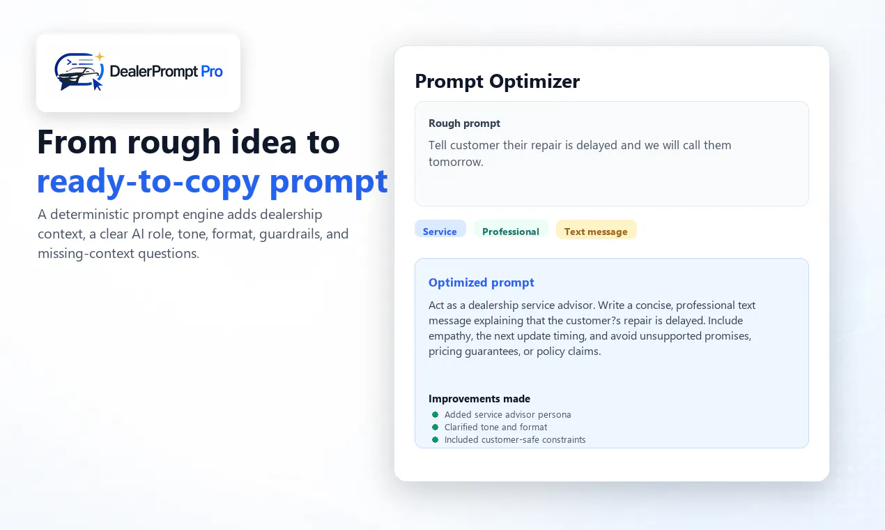 DealerPrompt Pro gallery image