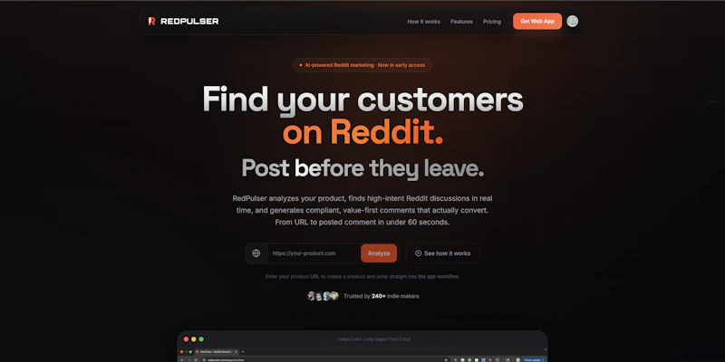 RedPulser screenshot 2