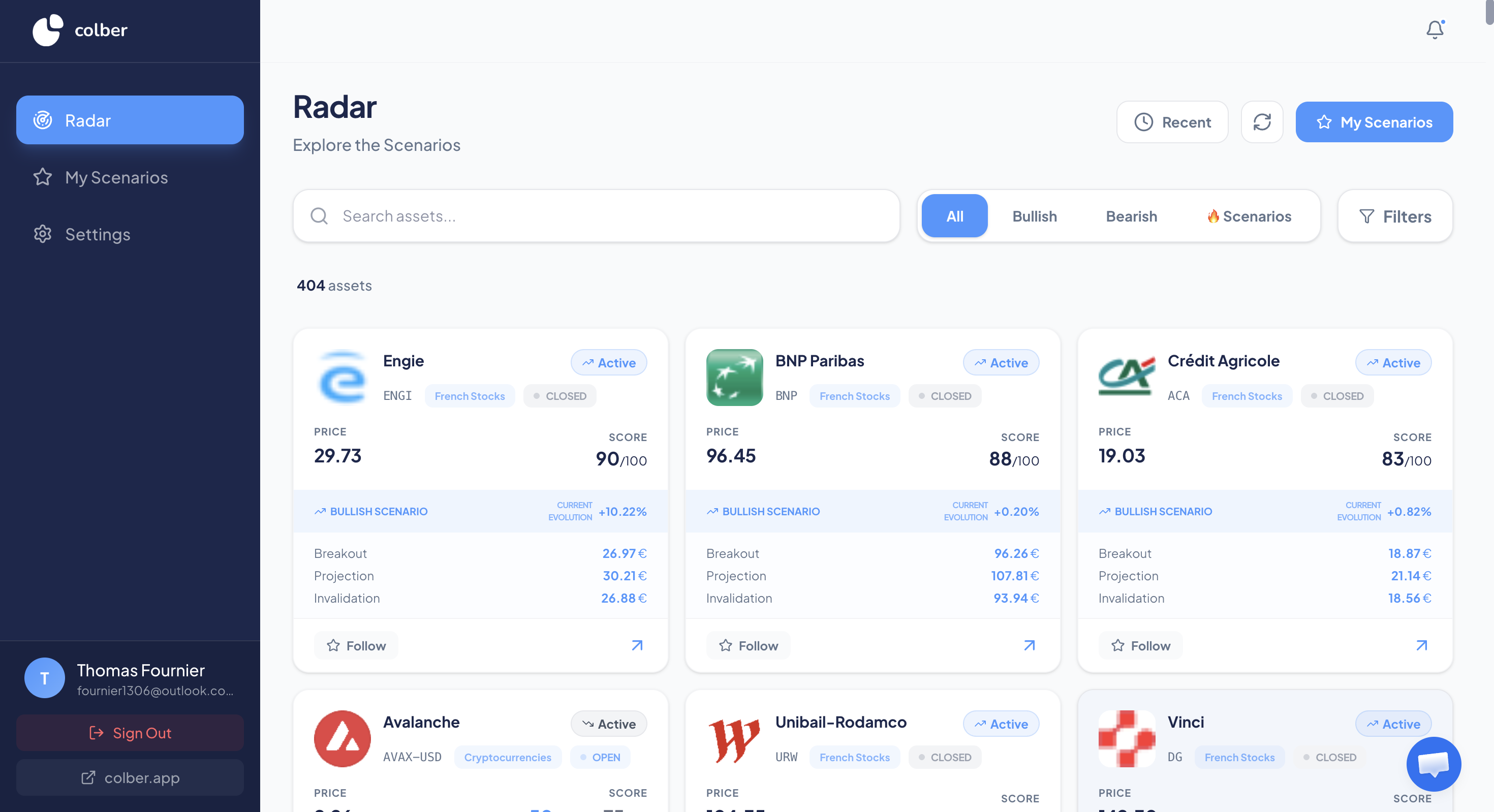 Colber Web App gallery image