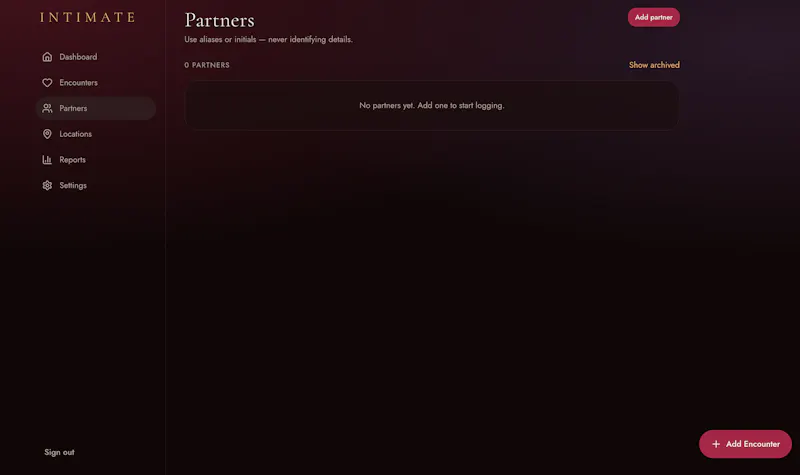 INTIMATE — Private Intimacy Analytics screenshot 4