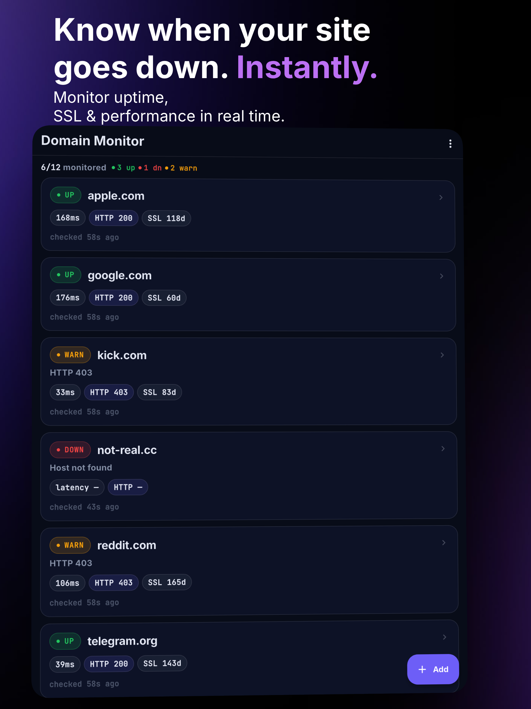 Domain Monitor by SamTech gallery image