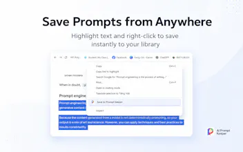 Prompt Keeper - AI Prompt Manager gallery image