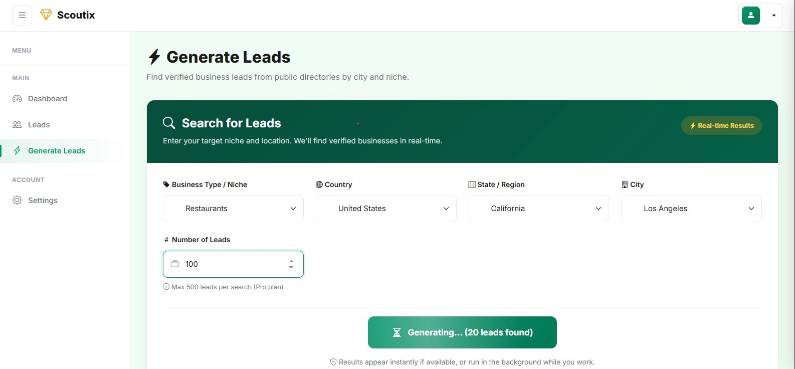 Scoutix screenshot 1