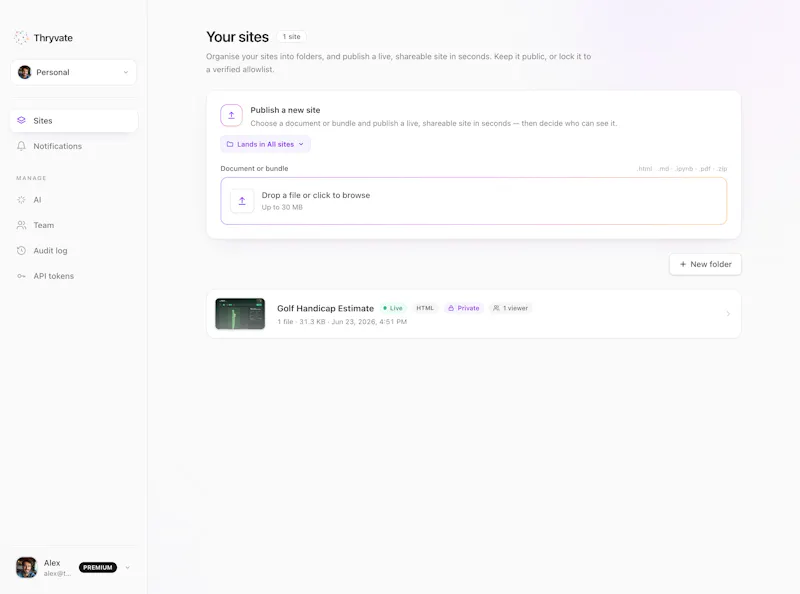 Thryvate screenshot 3
