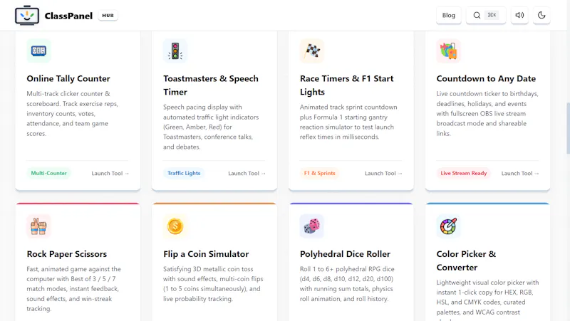 ClassPanel screenshot 3