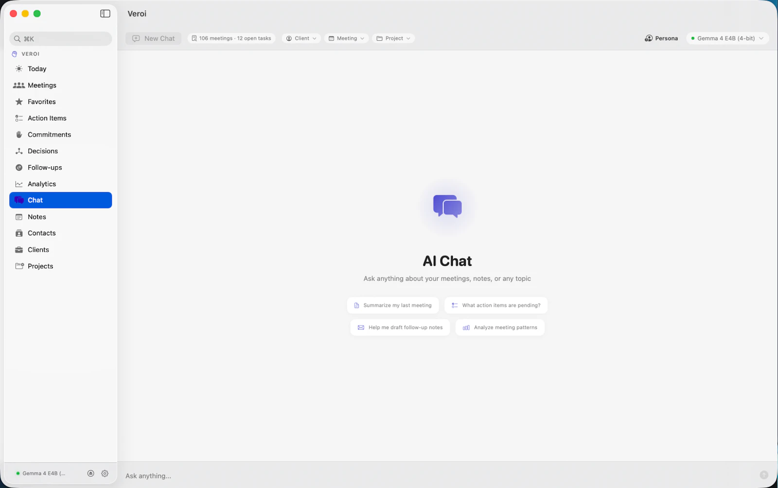 Veroi — Your private meeting brain screenshot 7