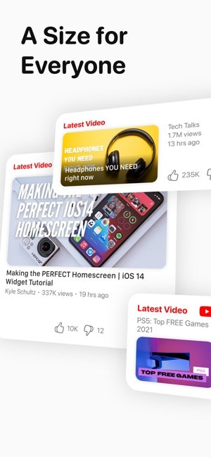 WidgeTube gallery image