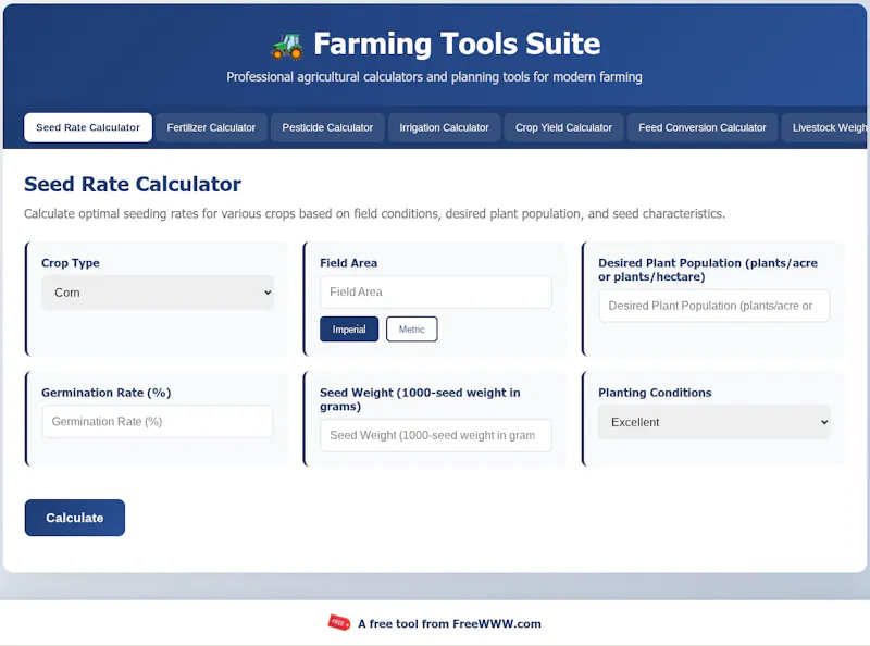 Farming Tool Suite screenshot 1