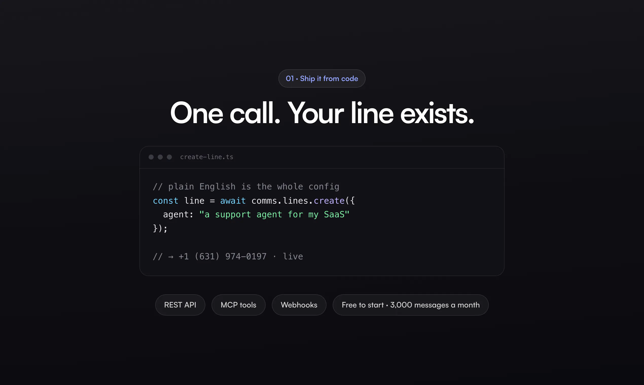 Comms screenshot 2