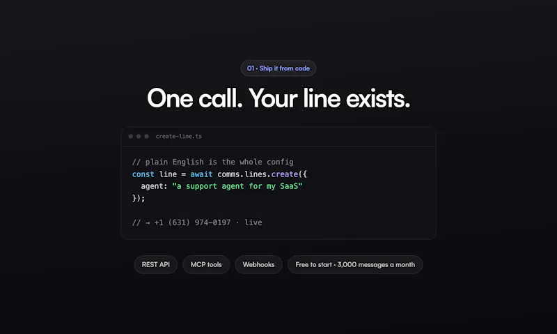 Comms screenshot 3