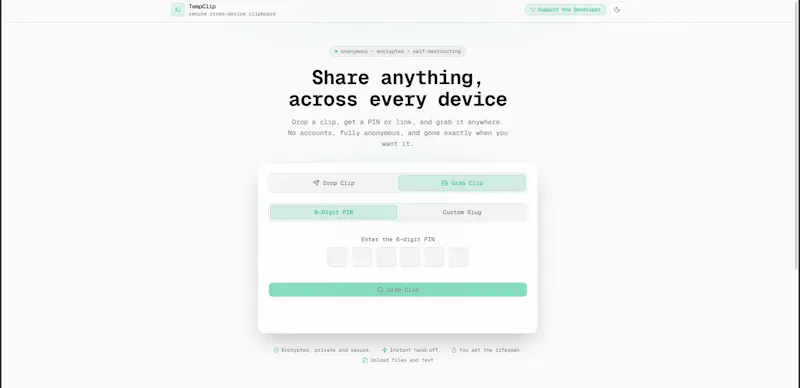 TempClip Pro screenshot 2