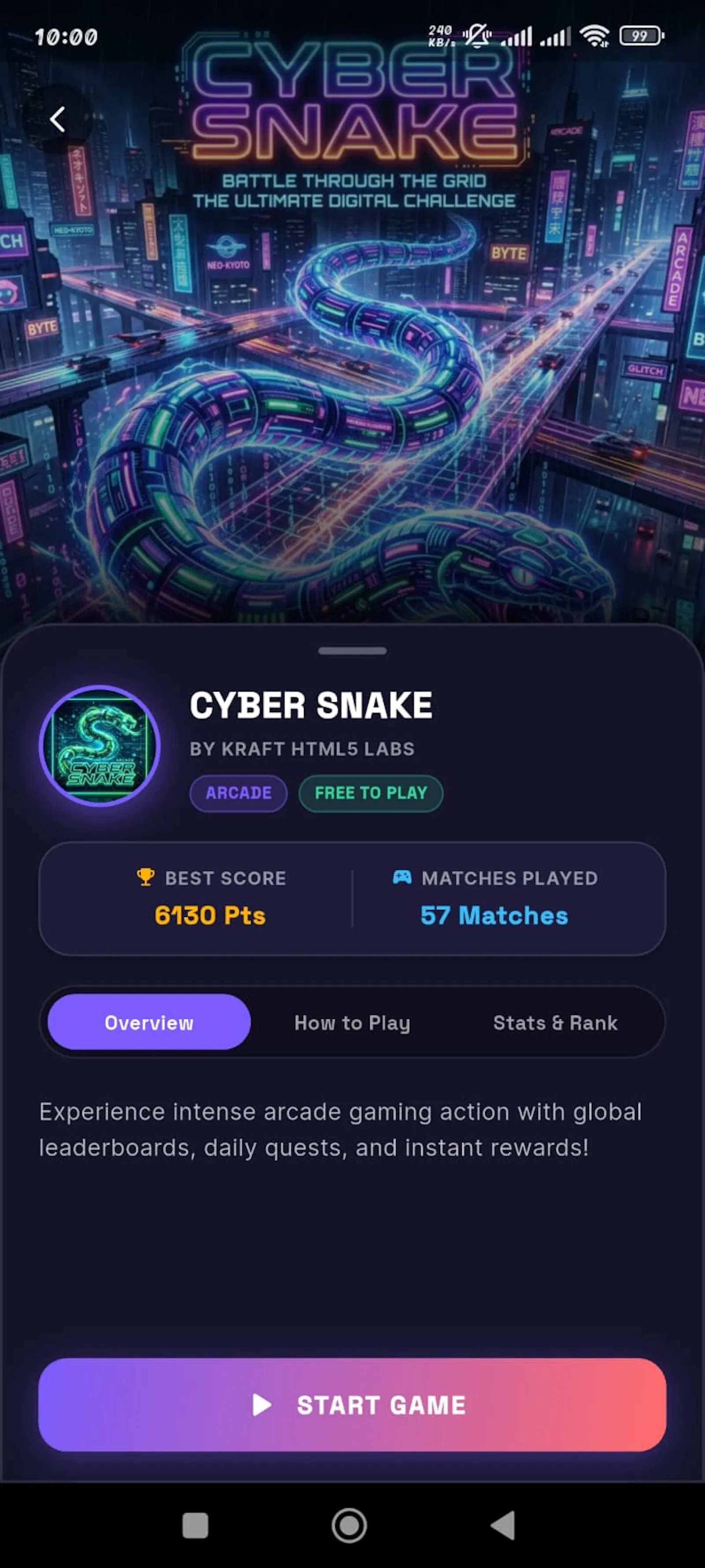 KRAFT: Arcade Games Hub screenshot 5
