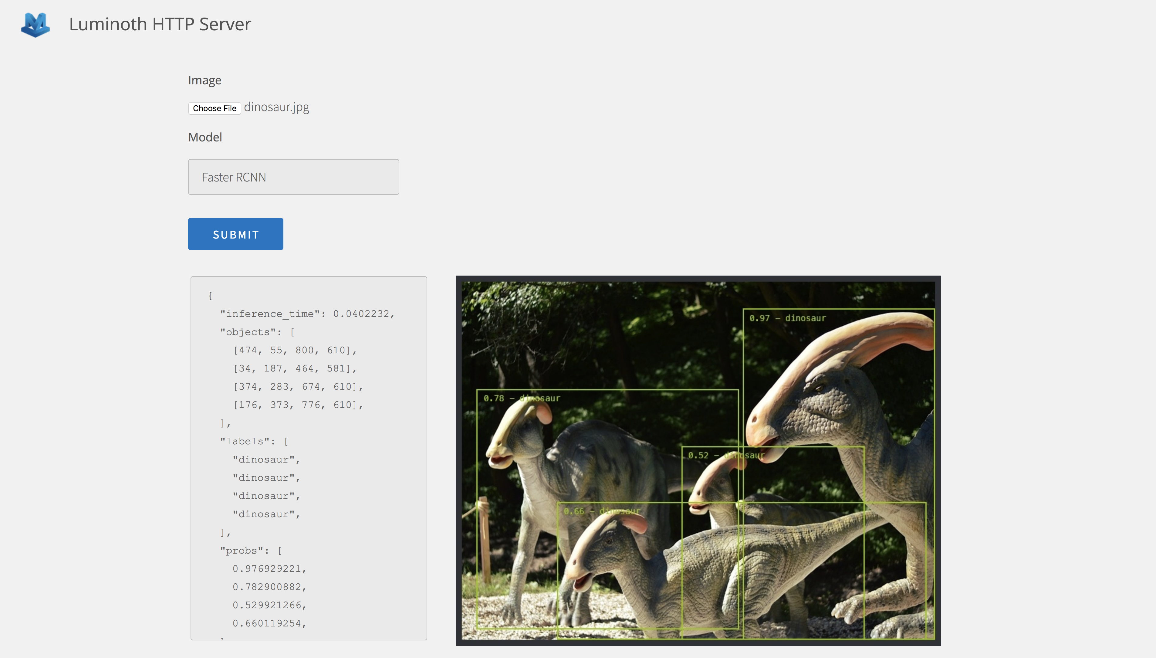 Luminoth gallery image