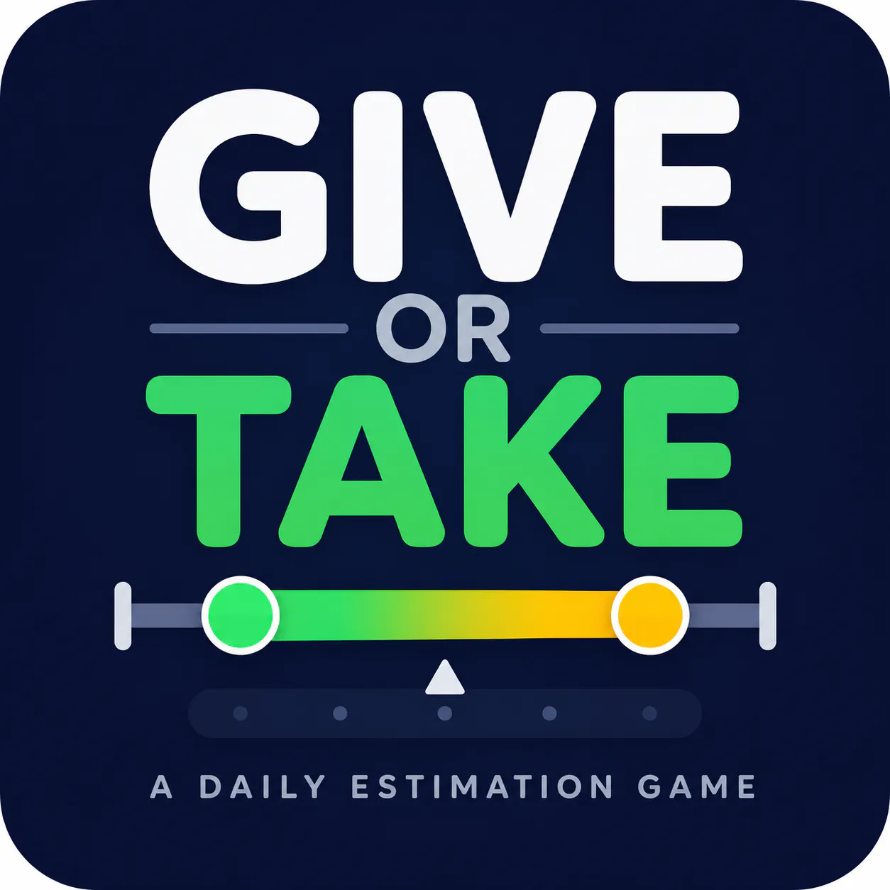 Give or Take - a daily estimation game