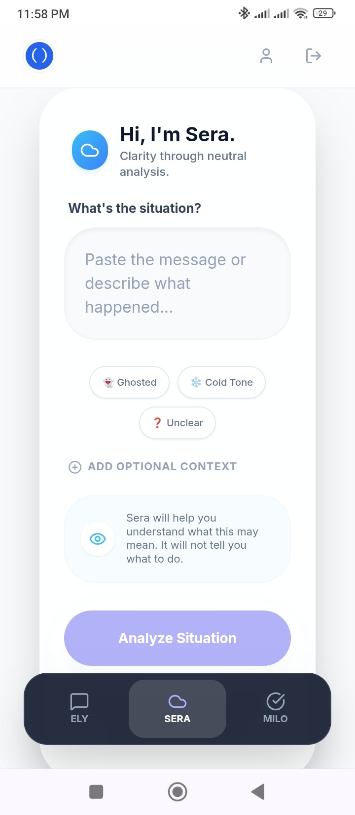 Sereinly - Screenshot 5 showing product features and functionality