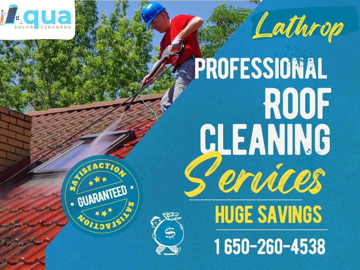 Dachreinigungsservice in Lathrop |Ca. - Dachreinigungsservice in Lathrop, CA |Aqua Solarreiniger Medien 1