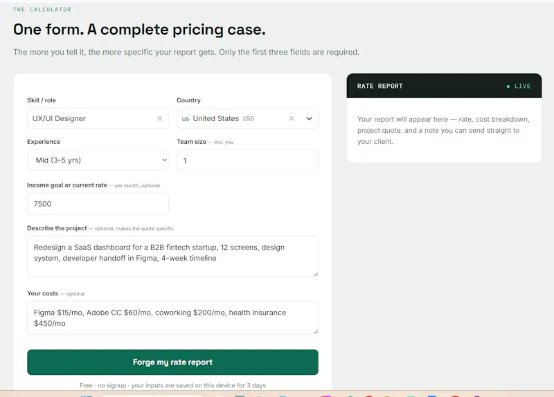 RateForge screenshot 4