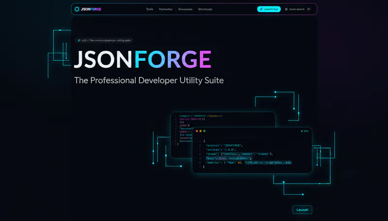 JSONFORGE screenshot 1