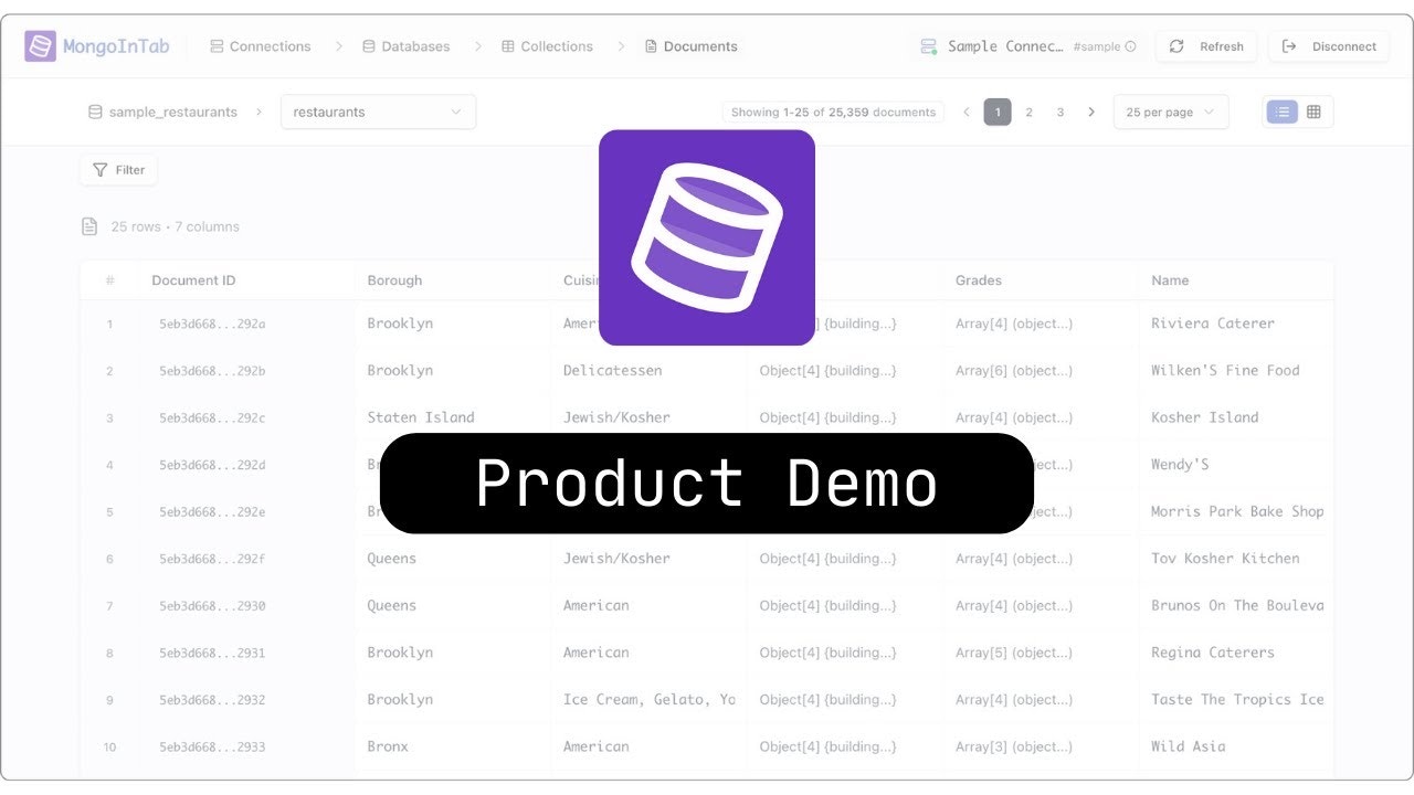 MongoInTab gallery image
