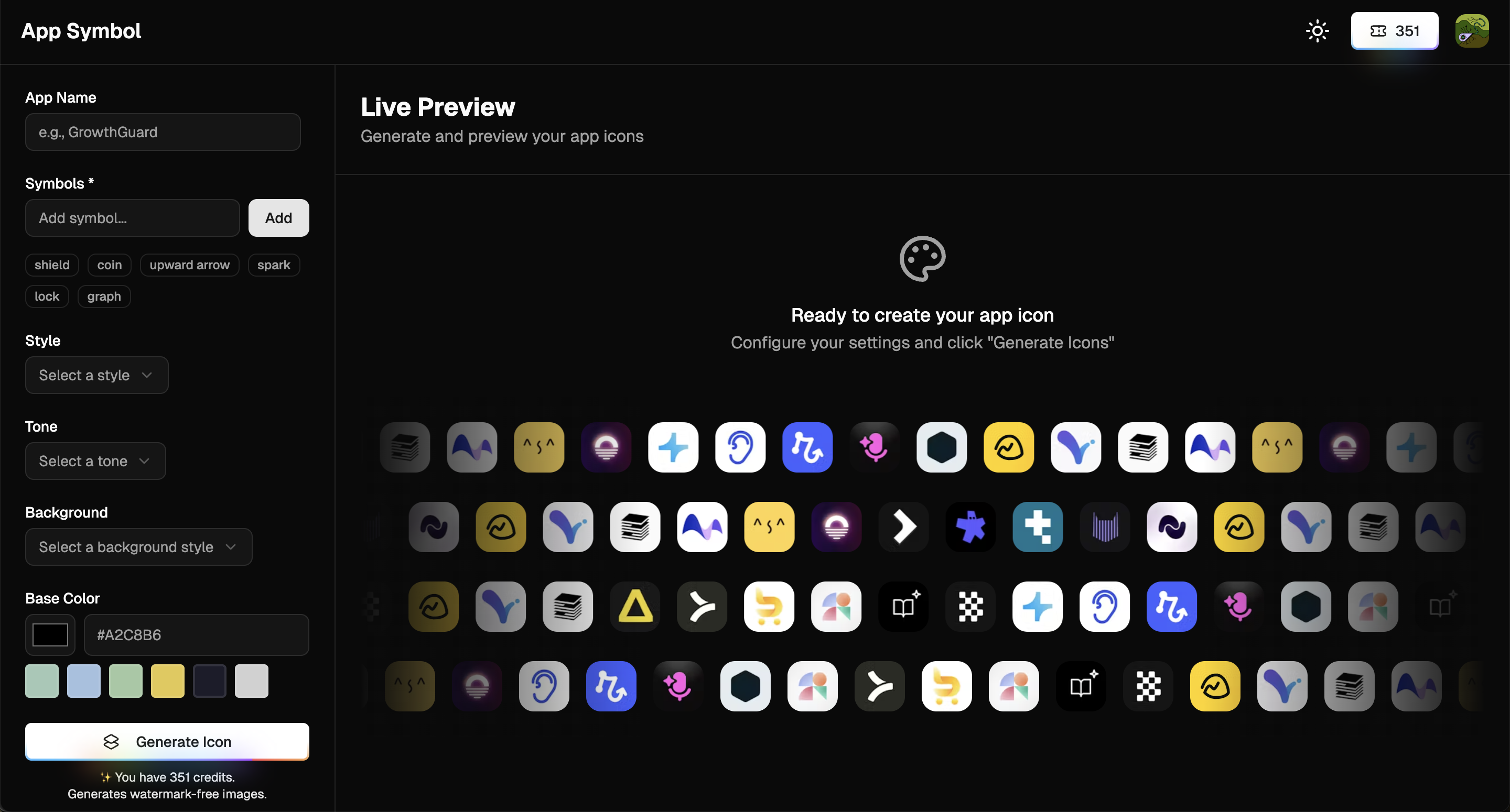App symbol gallery image