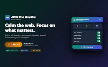 ADHD Web Simplifier gallery image