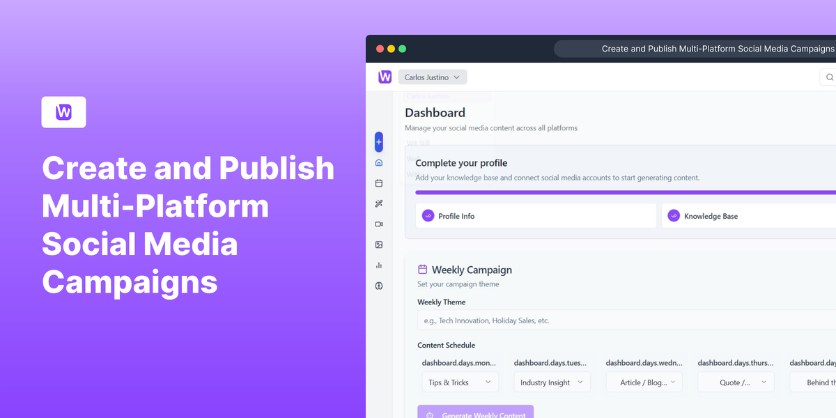 Witfy - Main product screenshot demonstrating key features and user interface