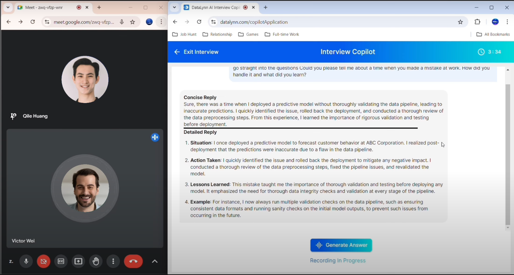 DataLynn AI Interview Copilot - Transform your interviews with instant AI guidance  media 3