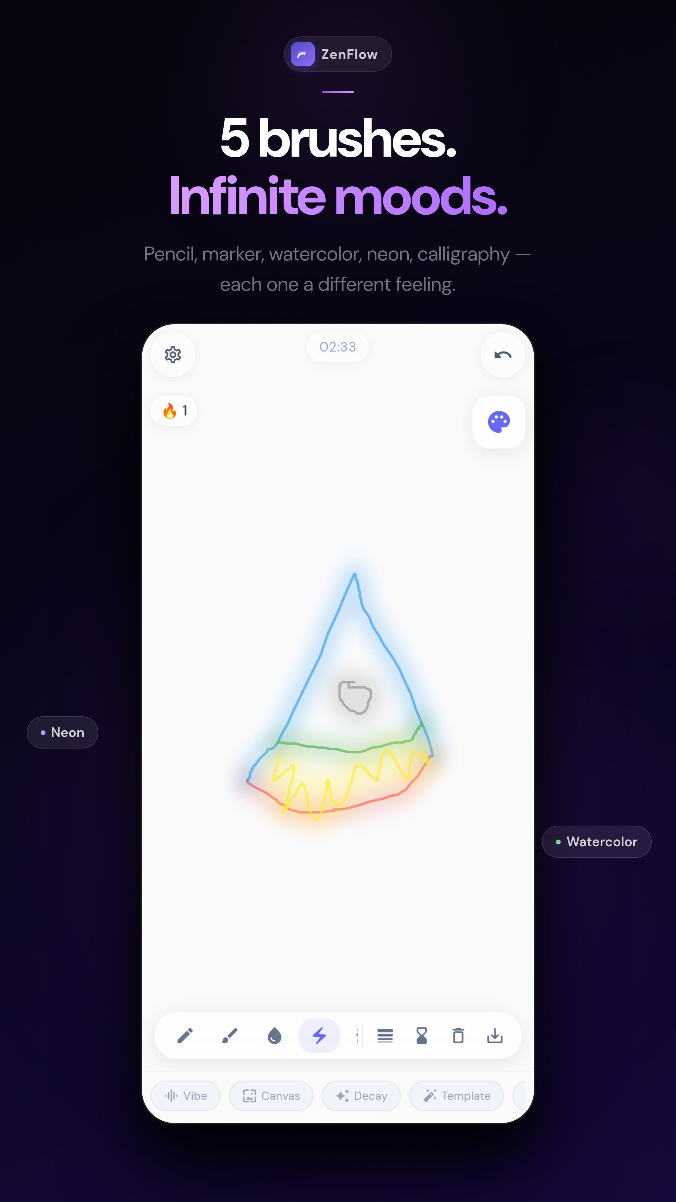 ZenFlow: Draw Without Fear gallery image
