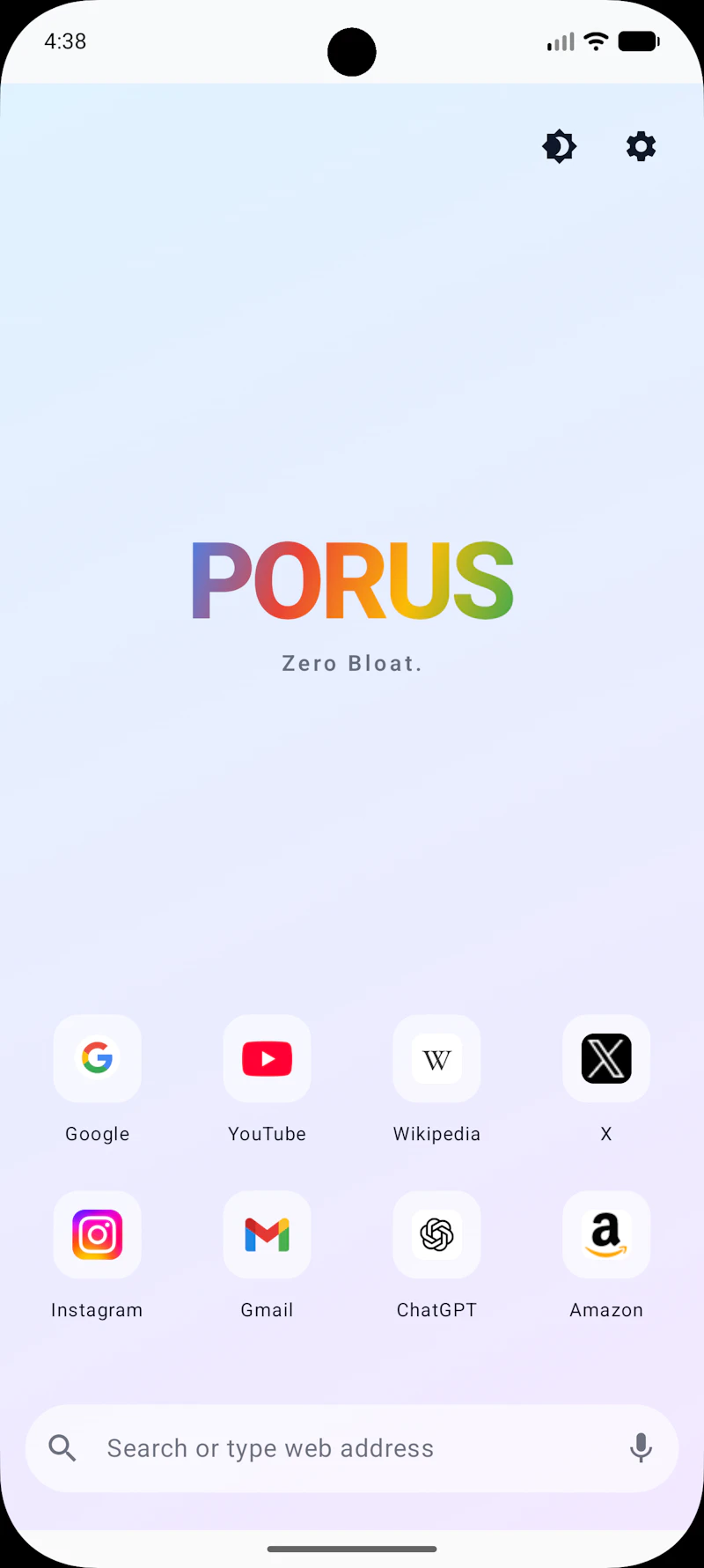 Porus Browser screenshot 7