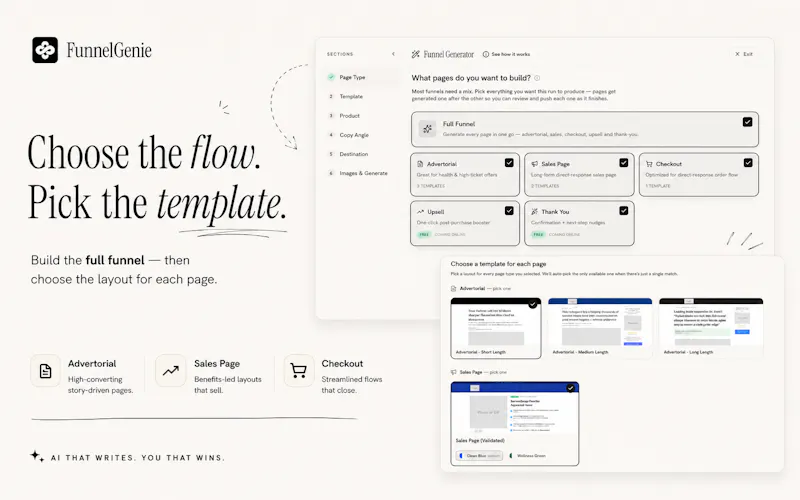 FunnelGenie - Ecom Funnels In Seconds screenshot 2