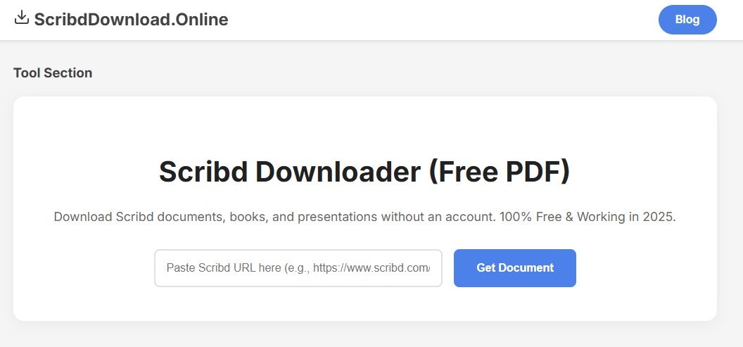 Scribd Downloader 2025 - Product Hunt launch logo and brand identity