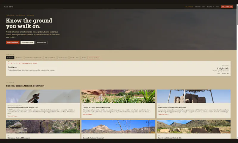 Trail Watch screenshot 1