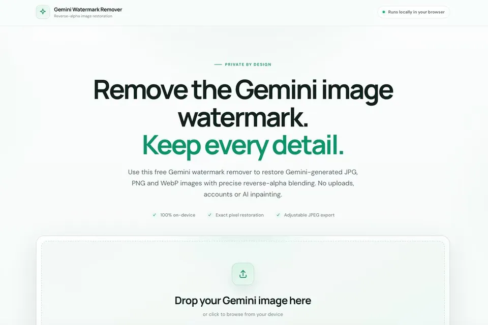 Gemini Watermark Remover gallery image
