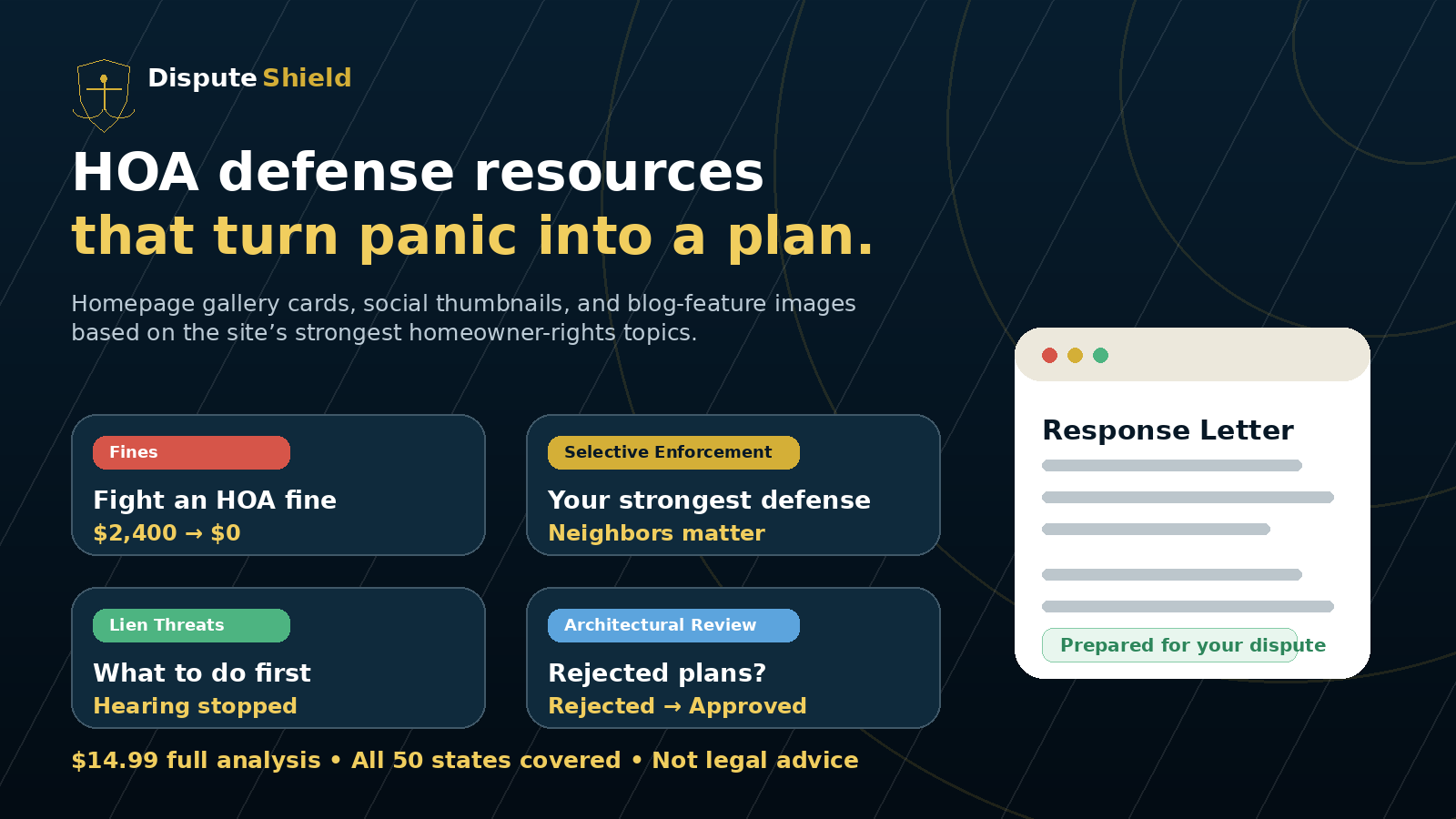 HOA Dispute Shield gallery image