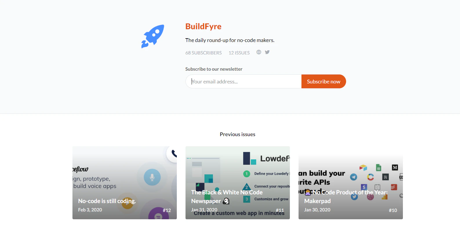 BuildFyre - The NoCode movement, curated