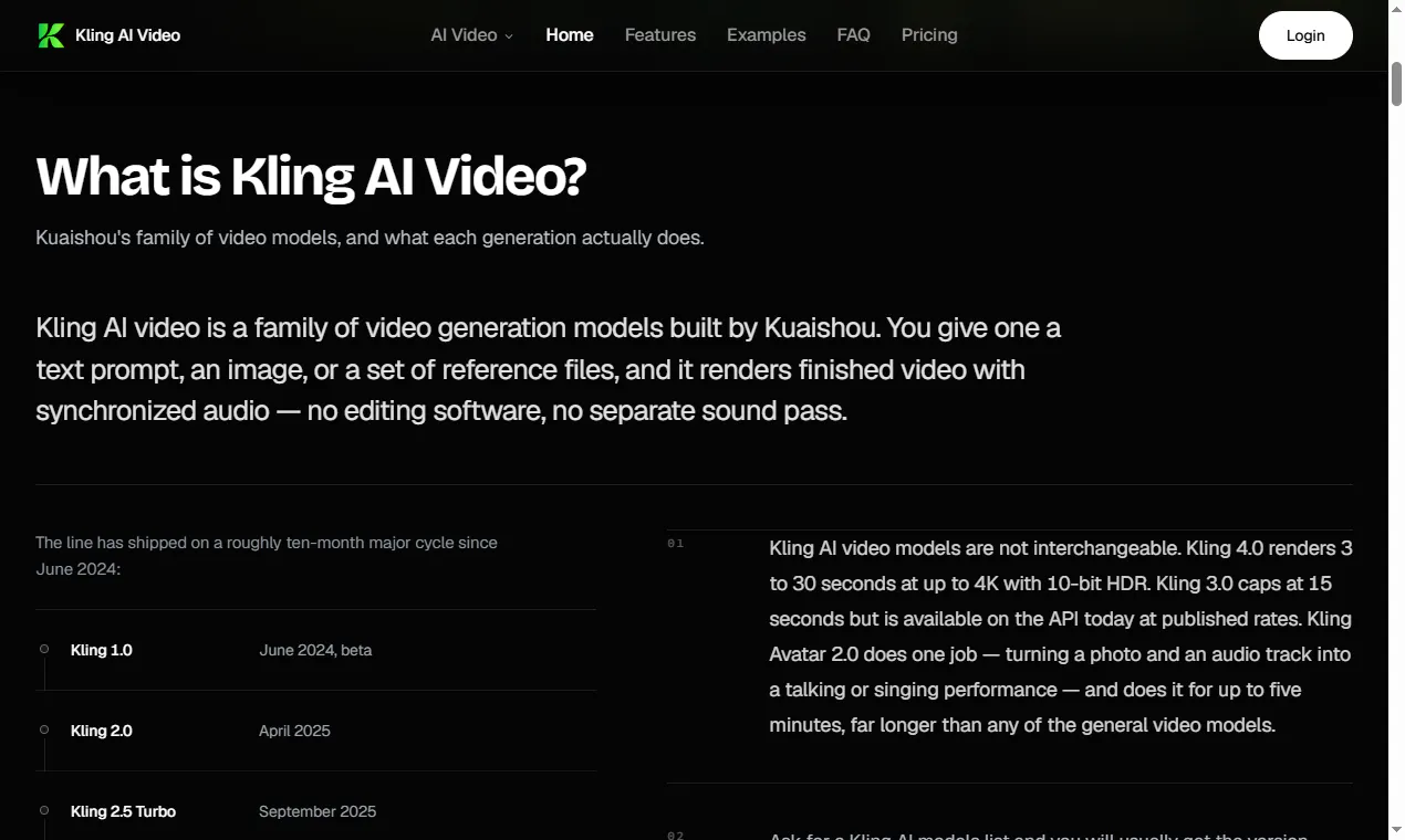 Kling 4.0 gallery image