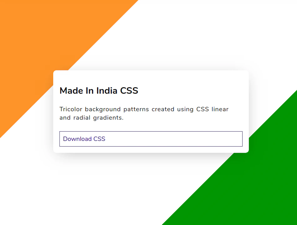 Made In India CSS
