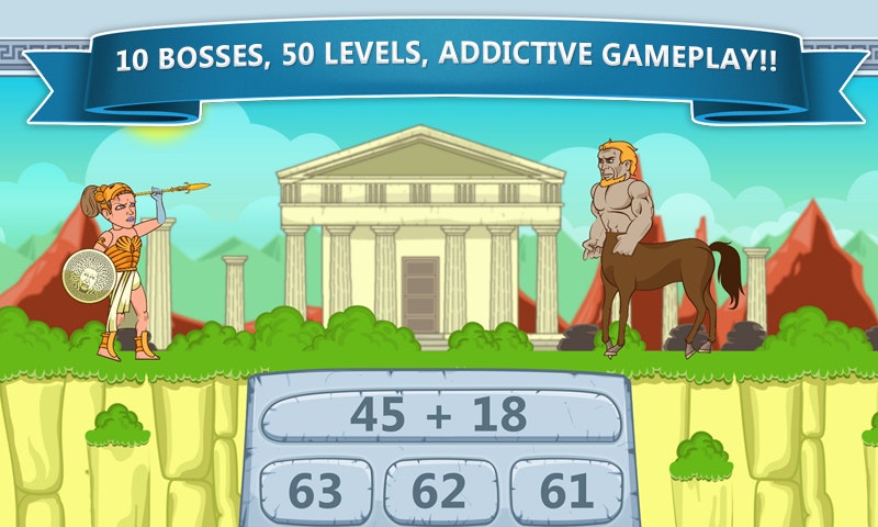 Math Games - Zeus vs. Monsters gallery image