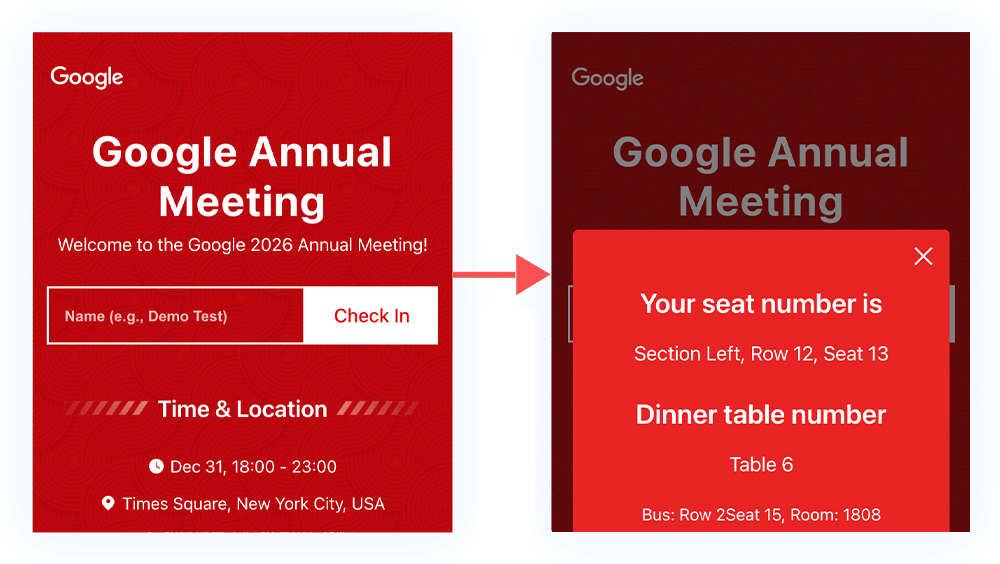 SeatGo — QR Code Digital Seating Chart gallery image