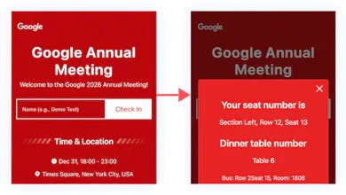 SeatGo — QR Code Digital Seating Chart gallery image