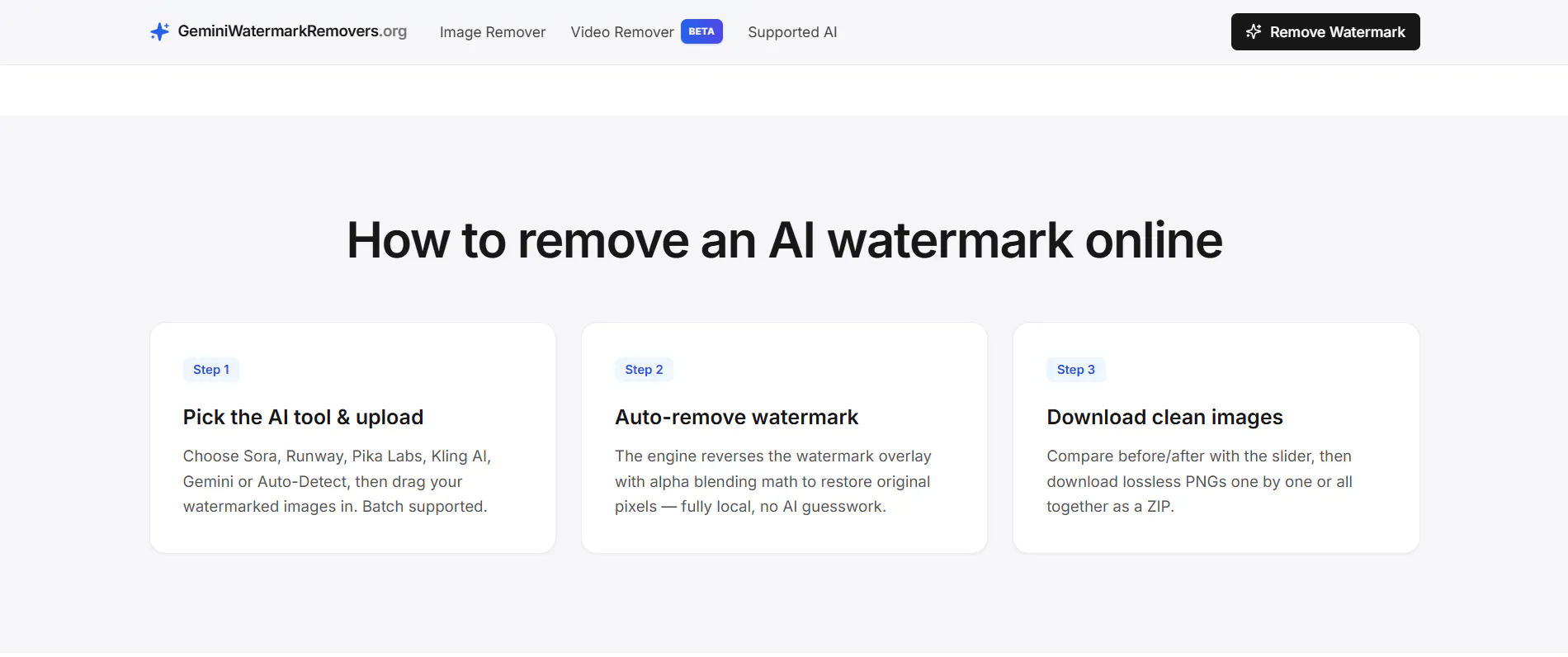 Gemini Watermark Removers gallery image