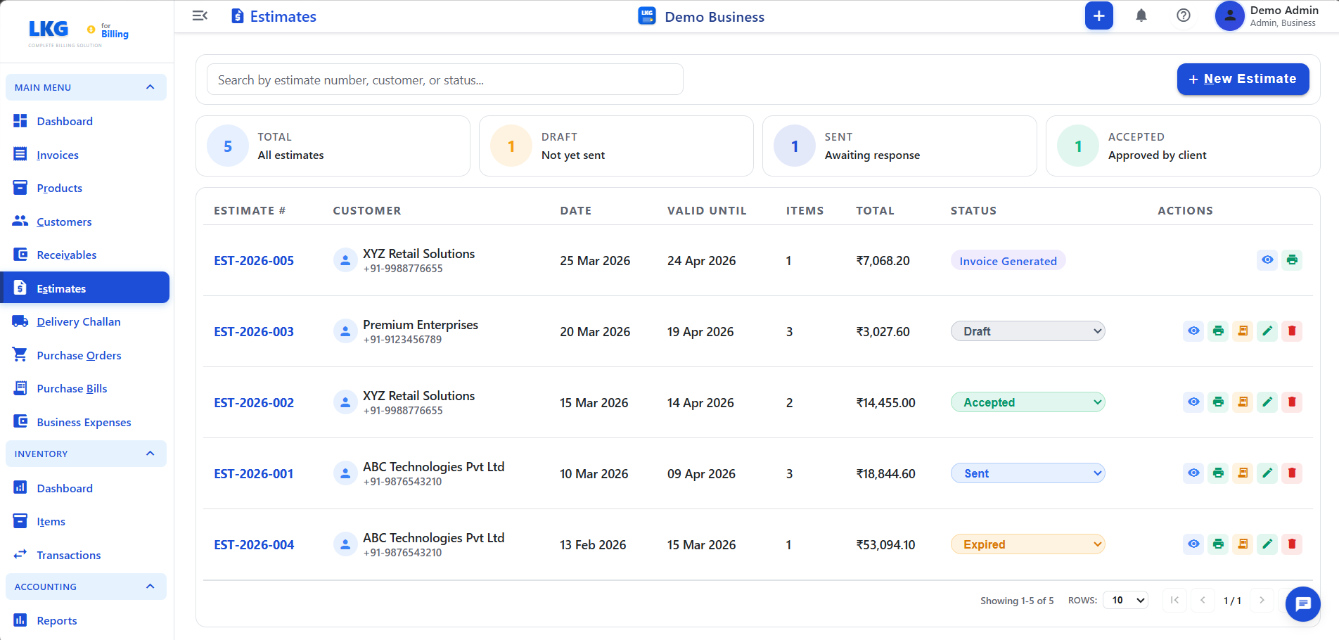 LKG for Billing gallery image