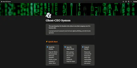 Ghost-CEO: AI Ops for SaaS Founders gallery image