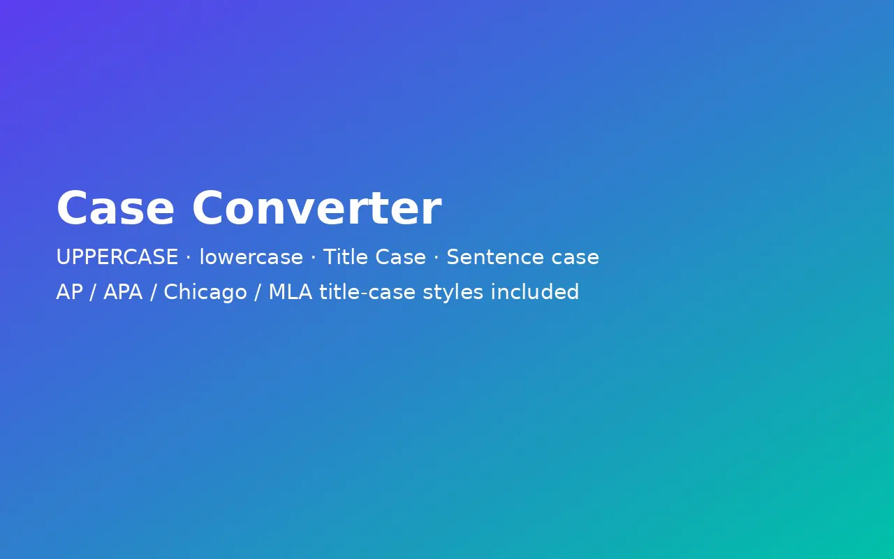 Case Converter gallery image
