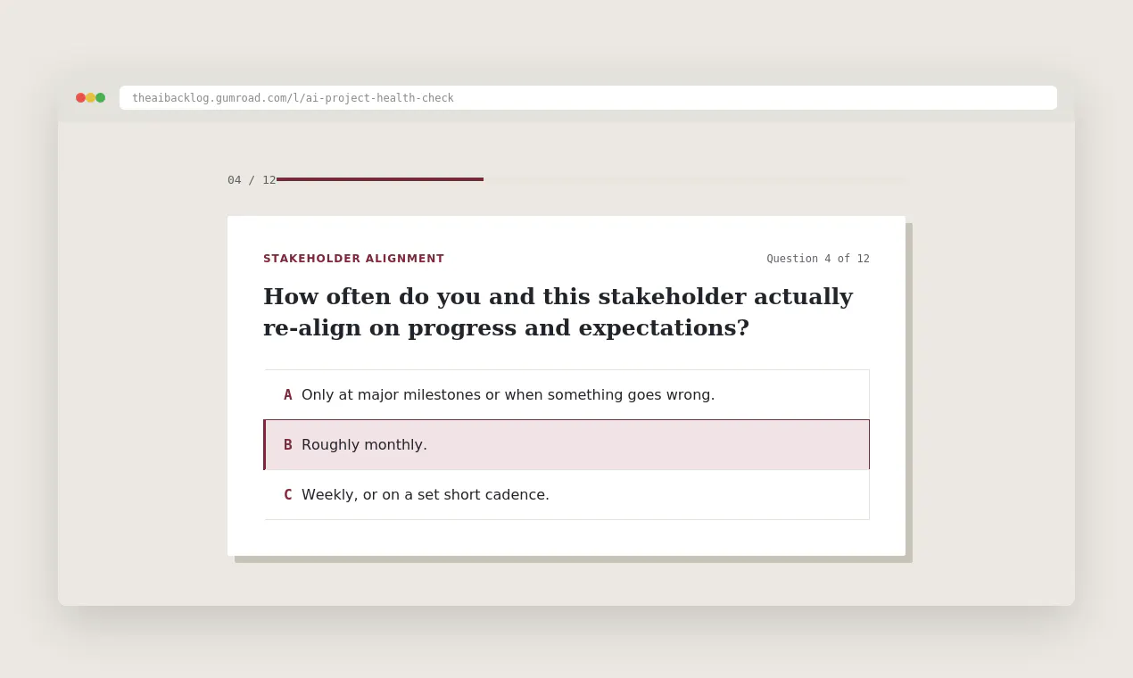 AI Project Health Check gallery image