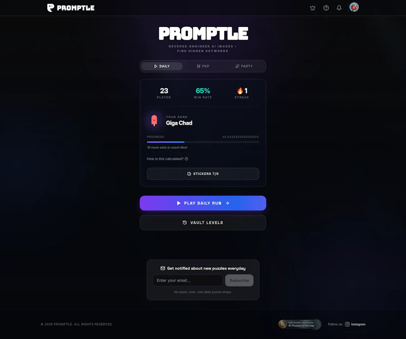 Promptle screenshot 2